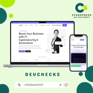 Cyanopress project _ DevChecks _ لتخطيط موارد المؤسسات (ERP) وحلول تكنولوجيا المعلومات